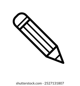 pencil, drawing - vector icon