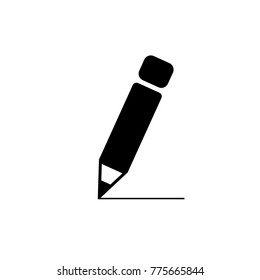 Pencil for drawing vector icon