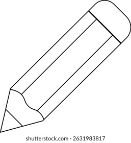 pencil drawing vector illustration, pencil icon