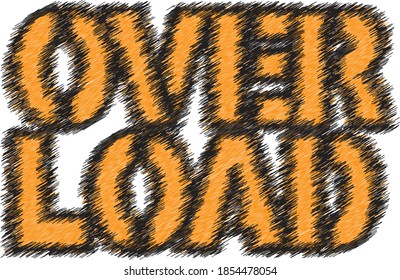 Pencil drawing vector print design for t-shirts.