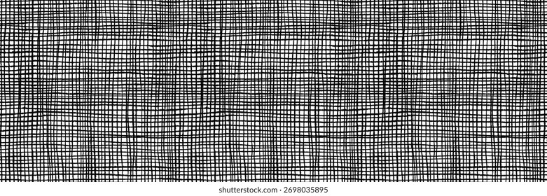 Mit Bleistift gezeichnete nahtlose Schraffur. Handgezeichnete Buntstiftstriche nahtloses Muster, Webstoff Hintergrund. Raue und farbige Schnittstriche, Schraffurhintergrund.