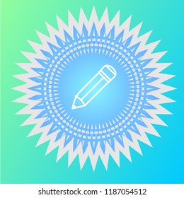 Pencil edit button vector icon