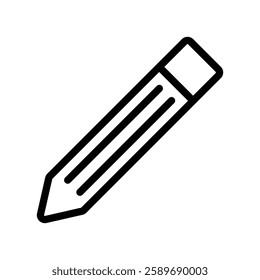 Pencil, Edit icon, Line Vector graphics