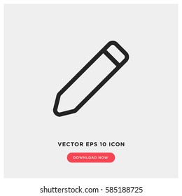 Pencil edit vector icon