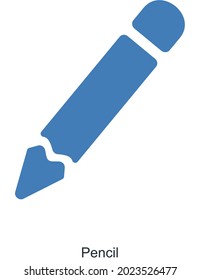 Pencil or Editing Tools Icon Concept