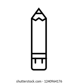 Pencil education icon