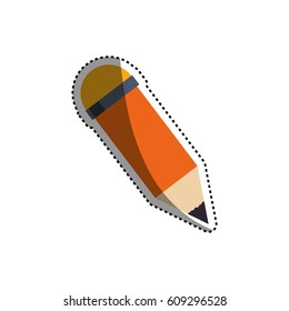 Pencil and education icon vector illustration graphic design