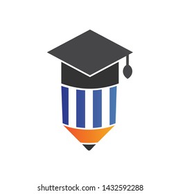 Pencil Education and Knowledge Logo Design