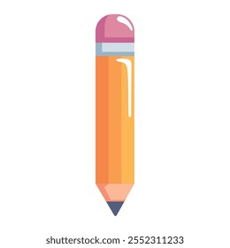 pencil education supply icon isolated