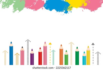 Stift-Energetische Illustrationen für das neue Semester