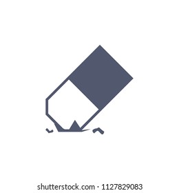 pencil eraser colored icon. Element of school icon for mobile concept and web apps. Detailed pencil eraser icon can be used for web and mobile. Simple icon