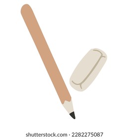 Pencil and Eraser ,good for graphic design resource for world art day events