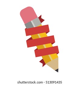 pencil with eraser icon