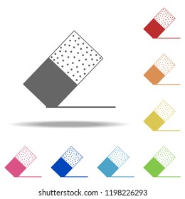 pencil eraser icon. Elements of web in multi colored icons. Simple icon for websites, web design, mobile app, info graphics