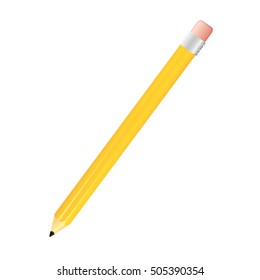 pencil with eraser icon image 