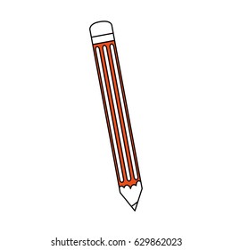pencil with eraser icon image 