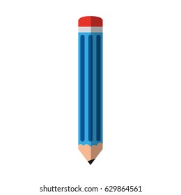pencil with eraser icon image 