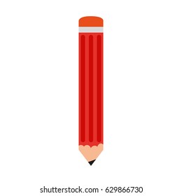 pencil with eraser icon image 