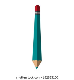 pencil with eraser icon image 