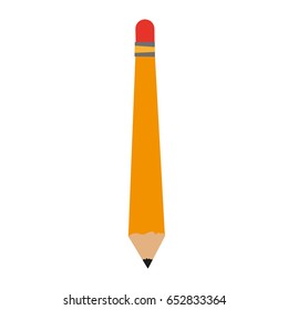 pencil with eraser icon image 