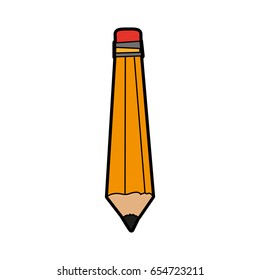 pencil with eraser icon image 