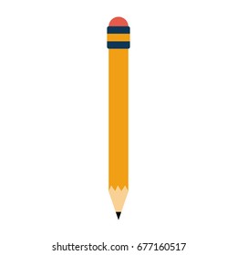 pencil with eraser icon image 