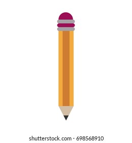 pencil with eraser icon image 