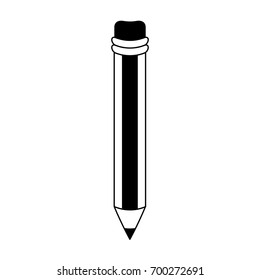 pencil with eraser icon image