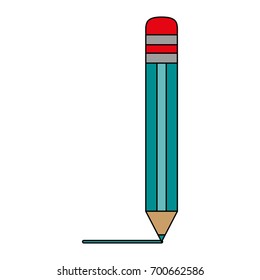 pencil with eraser icon image