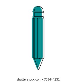 pencil with eraser icon image 