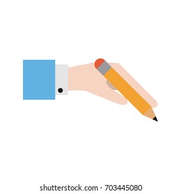 pencil with eraser icon image 