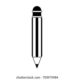 pencil with eraser icon image 