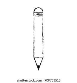pencil with eraser icon image 