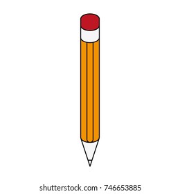 pencil with eraser icon image