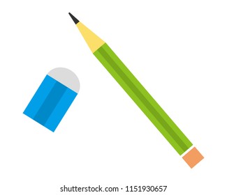 pencil eraser illustration