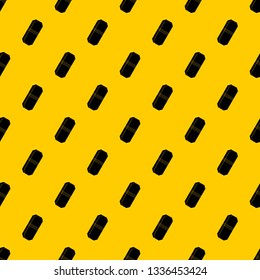 Pencil eraser pattern seamless vector repeat geometric yellow for any design