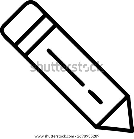 A pencil with an eraser is a versatile tool for writing, drawing, and sketching. It is commonly used in schools, offices, and homes for various tasks.