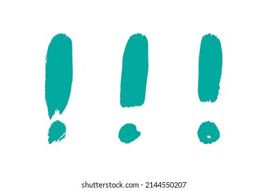 Pencil Exclamation Mark. Vector Illustration.