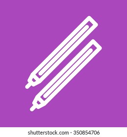 Pencil, eye, makeup icon vector image.Can also be used for makeup and accessories. Suitable for web apps, mobile apps and print media.