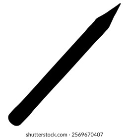 Pencil eyeliner silhouette vector icon sign symbol illustration design.
