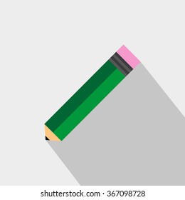 pencil flat design