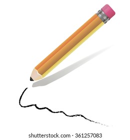 Pencil. Flat Design vector