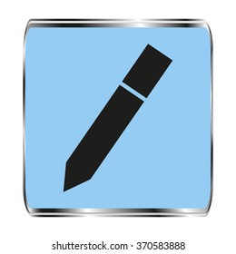 Pencil. Flat Design vector icon