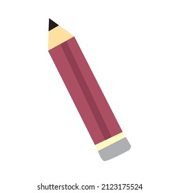 a pencil. flat design vector illustration 