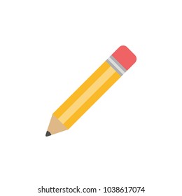 Pencil flat icon