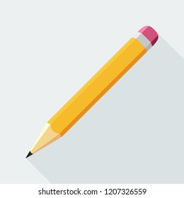 Pencil flat icon
