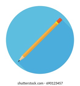 Pencil flat icon