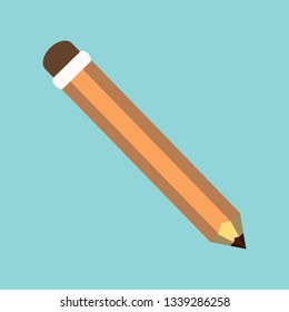 Pencil Flat Icon Design