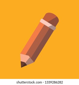 Pencil Flat Icon Design