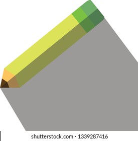 Pencil Flat Icon Design